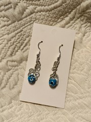 Woman’s Hand Crafted Earrings By Earth Dreams Sterling Silver 1.5 Inch