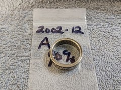 2002 90% Silver Kennedy Half Dollars size 12 coin ring handmade (A)