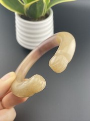 Untreated Grade A Mongolian Aventurine 56 Mm Peach Cat Paw