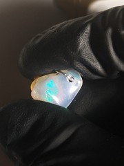 Natural Crystal Opal Tumble Pendant