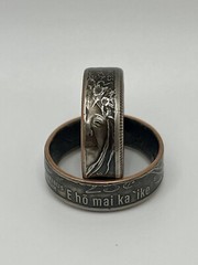Hawaii – 2023 Edith Kanaka’ole Quarter Coin Ring (Copper-Clad)- Custom Size 6-9
