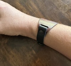 Handmade Natural Leather Cuff. It’s Adjustable To 7-8 Inches.