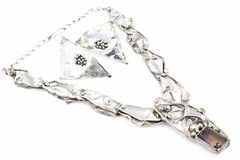 Donald Markz Sterling Ametrine Modernist Brutalist Studio Artisan Parure Set