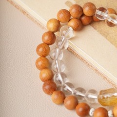 Barbie Sandalwood 0.8 Bracelet—Handmade Buddhist Prayer Beads Meditation Beads