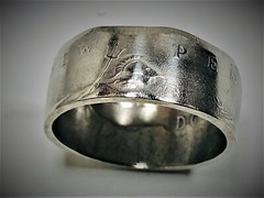 Britain Ring 50 New Pence England British Coin Ring – Hand Made in Canada