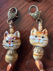 Beauty By Nature Handmade Natural Stone Jewelry Glasses Cats Chain Carnelian