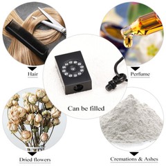 Square Cremation Urn Necklace for Ashes Memorial Pendant Stainless Steel Jewelry