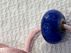NEW Lot of 4 Murano Italian Roses Glass Beads Roses design New European