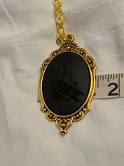 RAVEN CROW BLACK VIKING PENDANT NECKLACE FESTIVAL GOLD SILVER GIFT CELTIC xmas