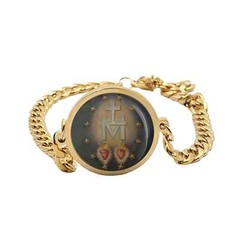 Our Lady Miraculous Curb Bracelet – Catholic Virgin Mary Jewelry