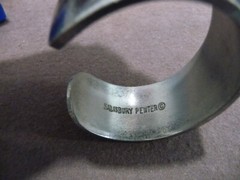 SALISBURY PEWTER CUFF/BRACELET FROM THE BILTMORE HOUSE IN ORIGINAL BOX
