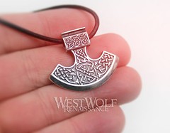 Viking Axe Pendant – 925 Sterling Silver – Norse/Medieval/Celtic/Perun/Odin/Thor