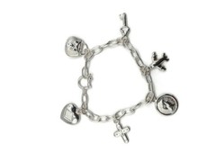 Handmade Peruvian 950 Sterling Silver Unisex Good Luck Bracelet