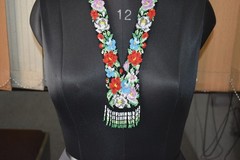 Handmade Seed Bead Necklace American Style Good Necklace Boho Beaded Necklace