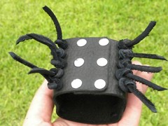 Bracelet cuff shaman dancer style black 2.5 inch wide wristband Bison leather