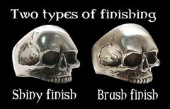 Skull Ring, Sterling Silver Keith Richards Skull Ring, All Sizes, Biker Jewelry