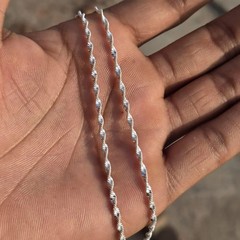 20 inch Handmade 925 Sterling Silver Necklace Chain Jewelry, Healing, Spiritual