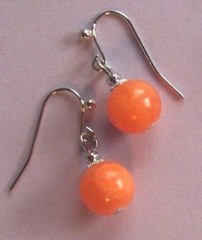CANDY JADE French Hook or Lever back earrings handcrafted YOU CHOOSE XX