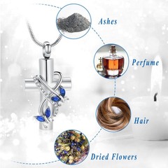 Urn Necklaces for Ashes Butterfly Urn Cremation Jewelry for Ashes for Human/Pet