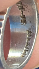 VTG Taxco «2 Trees» TS-30 925 Modernist Cuff, Ring. Earrings Married Suite
