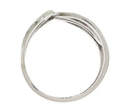 Artisan Crafted Sterling Wrap Design Heart Motif Ring Size 9