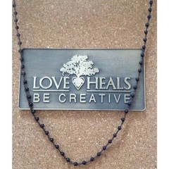Love Heals 24″ Black Spinel Braided Strand Necklace NEW RETAIL $109 LH51