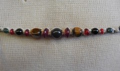 Jasper Rasta Hemp Bracelet Adjustable Jewelry Tigers Eye Onyx Moss Agate Beads