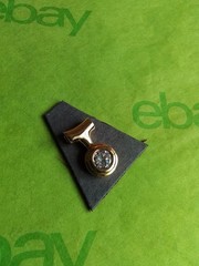 CISS Gold Vermeil over Sterling Silver Slide Pendant, 9mm CZ, Round, Pre-owned