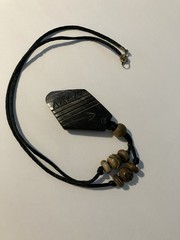 Indian Horn Pendant Necklace