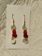 Woman’s Hand Crafted Earrings By Earth Dreams Sterling Silver 1.5 Inch