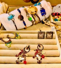 Summer Jewelry Lot – Whimsical Summer Earrings, Shell Necklaces, Sea Glass Brace