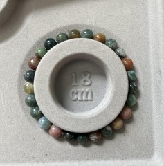 Ocean Jasper Beaded Bracelet 18cm