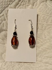 Woman’s Hand Crafted Earrings By Earth Dreams Sterling Silver 1.5 Inch