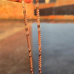 10 inch Pure Copper BOX Chain Anklet, Healing Copper Jewelry, Spiritual
