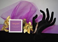 Cuff Bracelet/Copper and Black Leather-Handmade- Gift Box/Free Shipping-BL01110