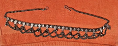 Vintage Rajasthani Style Indian Silver Choker Tribal Dangle Bells