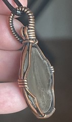 Handmade copper wire wrapped 1971 Turkish 2 1/2 Lira Coin Pendant 5m