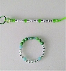 Guts-Glory-Nurse Bracelet and Key Ring-Unique