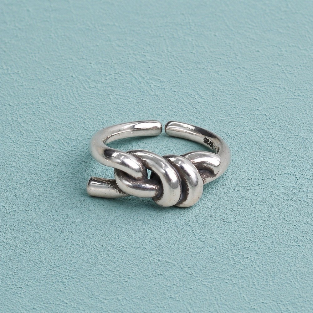 Sundance 925 Sterling Silver Sz 7 Knot Ring Modern Minimalist Statement Catalog