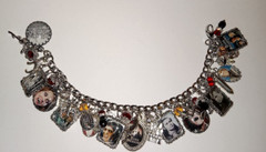 Classic Dark Shadows Barnabas Collins 1960’s Retro Charm Bracelet Hand Crafted