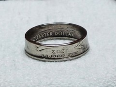 NEW YORK – Size 9 State Quarter Coin Ring