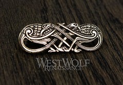 Knotted Birds Brooch/Pin/Pendant — Norse/Viking/Celtic/Medieval/Skyrim/Jewelry