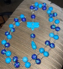 Handmade Necklace Artisan Turquoise Lapis Lazuli Man MadeBoho JMes Jewelry