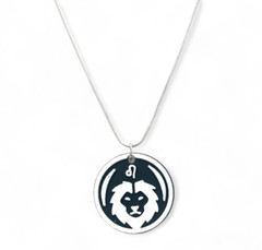 Zodiac Leo Lion Necklace – 3D Printed Charm – .925 Chain