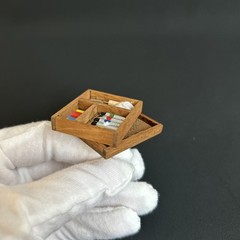 Handmade Adjustable Ring Designer Style Paint Box Theme Artistic Unique Gift