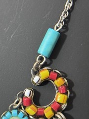 Ayala Bar Handcrafted Beaded Dangle Necklace