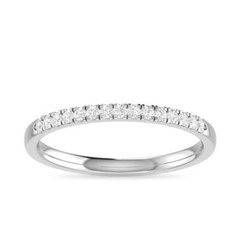 925 Sterling Silver Cubic Zirconia Simple Exquisite Engagement Adjustable Band