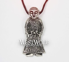 Viking Valkyrie Pendant – Revninge Woman — Norse/Medieval/Denmark/Norway/Silver