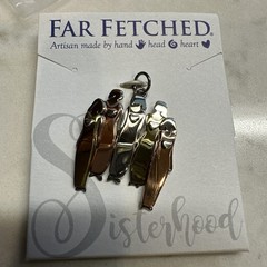 Hallmark Stainless Steel Nana Bracelet And Far Fetched Artisan Made Sisterhood