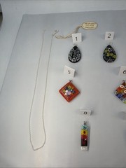Murano Glass Pendant Necklace Italy Millefiori Murrine Art Glass Choice MS03